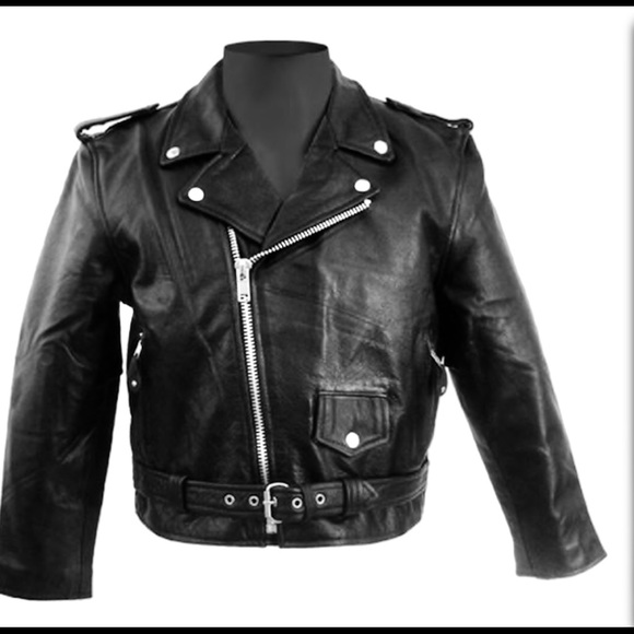 silver hawk Other - Kids Leather Biker Jacket